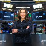 Woman at the NYSE