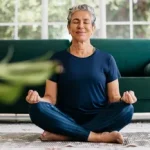 Old woman in retirement